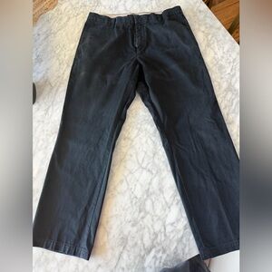 Banana Republic Gavin Chino Pants Black 35x30